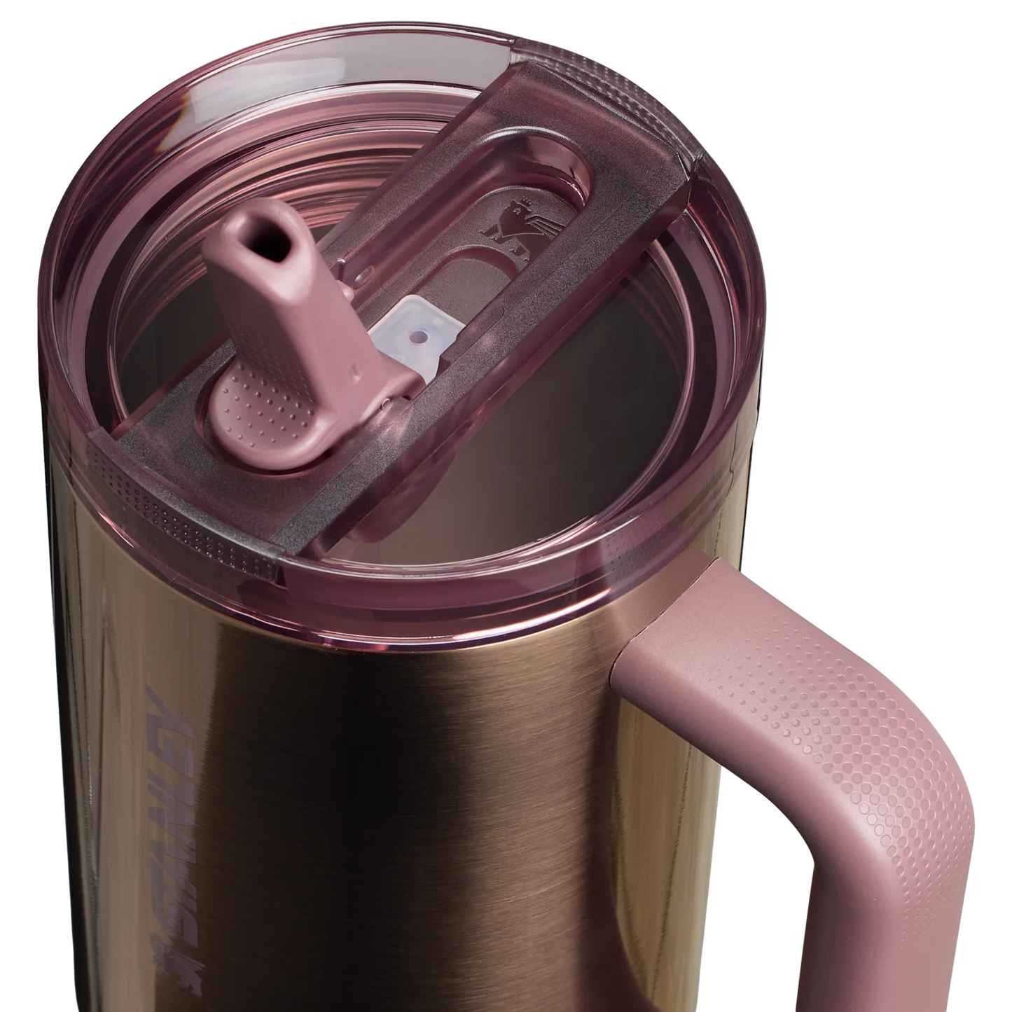 The Quencher ProTour Flip Straw Tumbler | 40 OZ - Polished Rose Gold