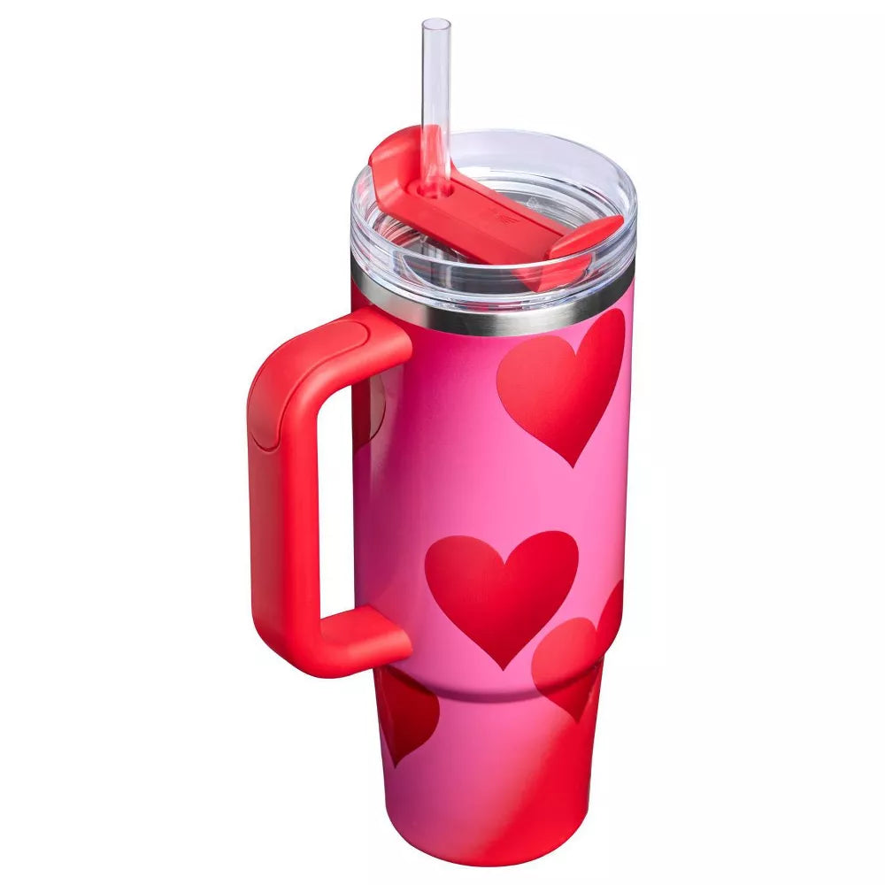 The Quencher H2.0 FlowState™ Tumbler | 40 OZ - Rouge Heart Gradient