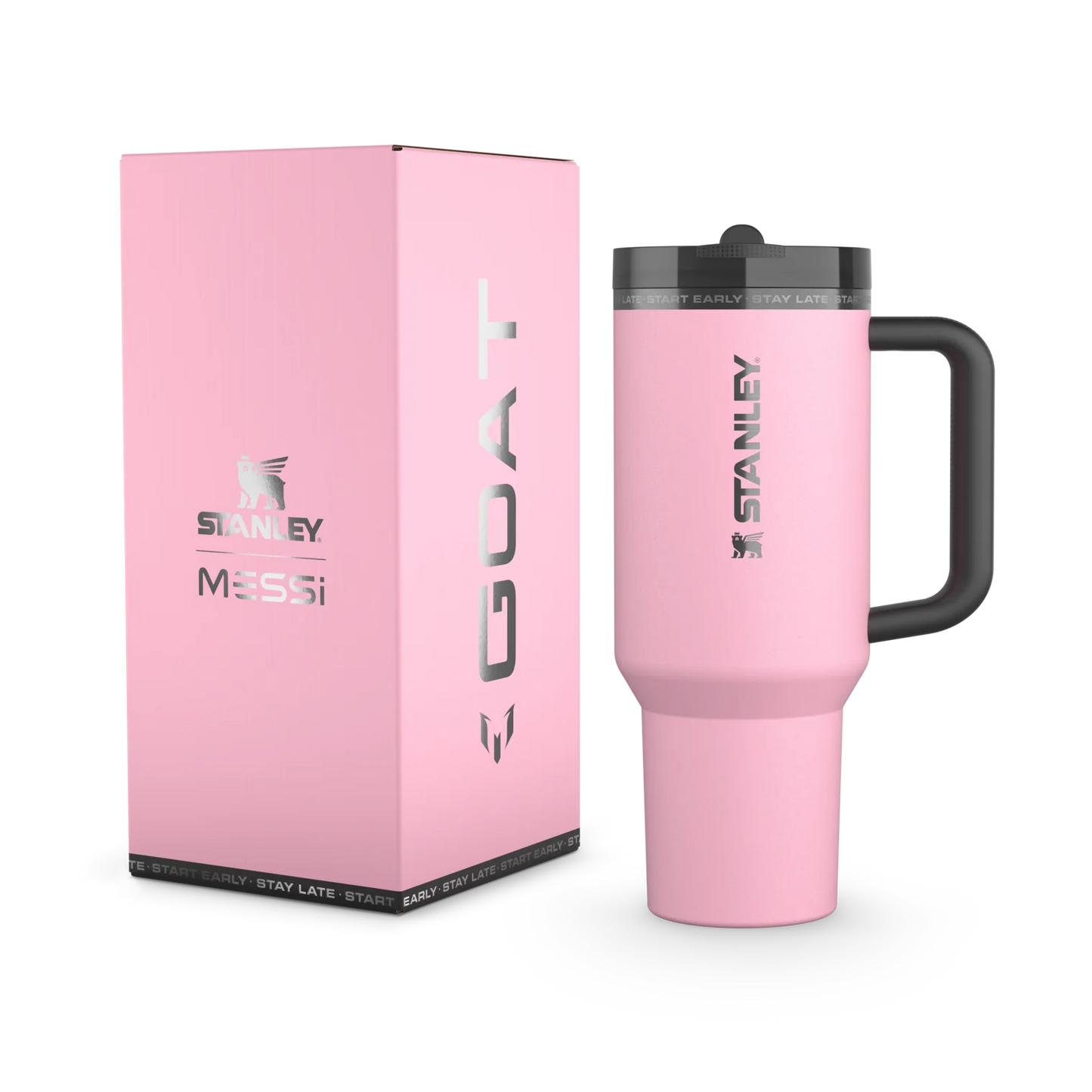 Buy the official Stanley x Messi Collab Tumbler at dealer prices in Pakistan. Get genuine Stanley Messi Tumbler at the best rates in Karachi, Lahore,