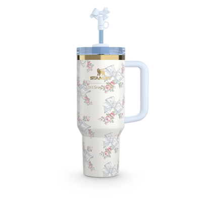 The Stanley x LoveShackFancy Holiday Quencher | 40 OZ - Blue