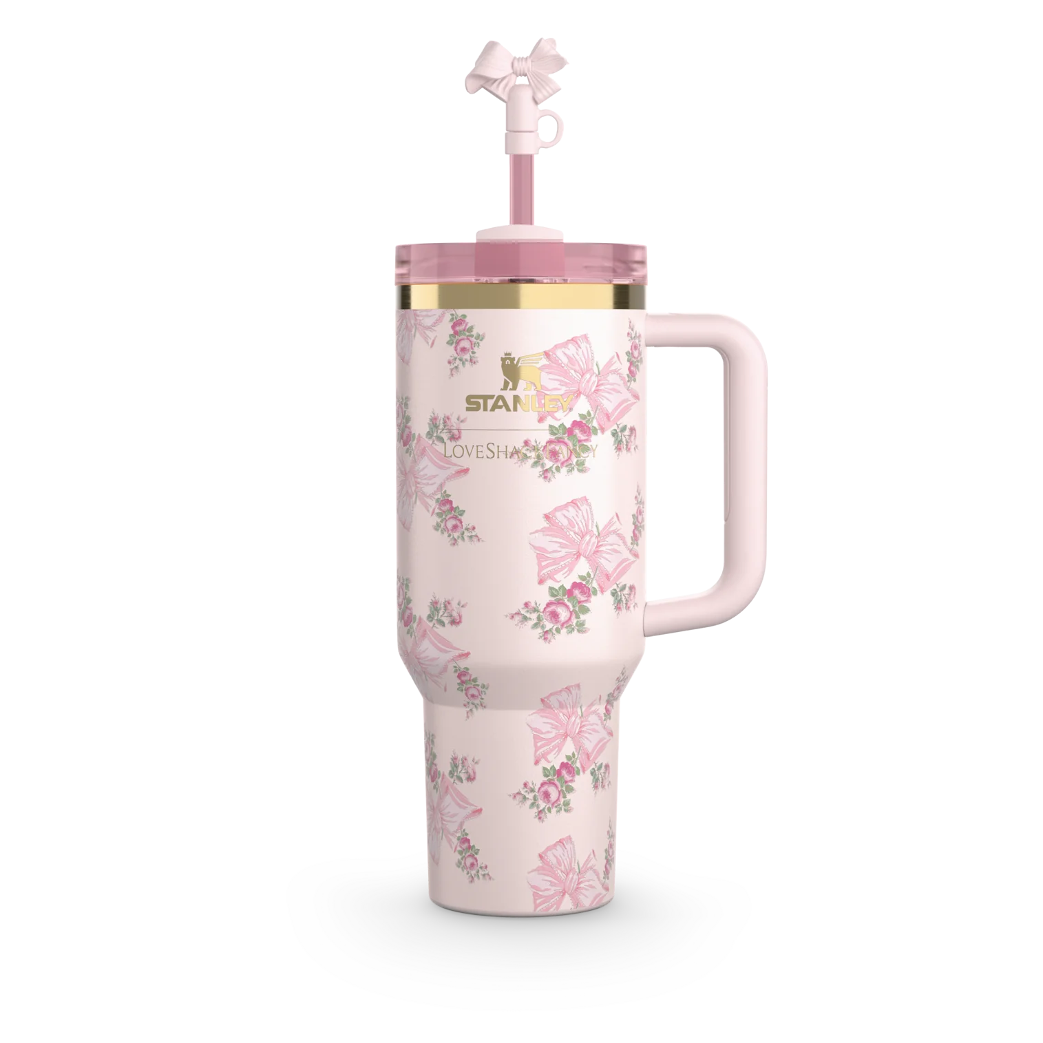 Stanley Clean Slate Quencher FlowState Tumbler​The Stanley x LoveShackFancy Holiday Quencher | 40 OZ - Pink - Stanley Pakistan Stanley Pakistan