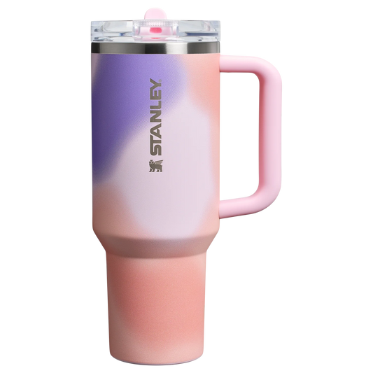 The New Frequency Quencher ProTour Flip Straw Tumbler | 40 OZ -  Rose Petal Motion