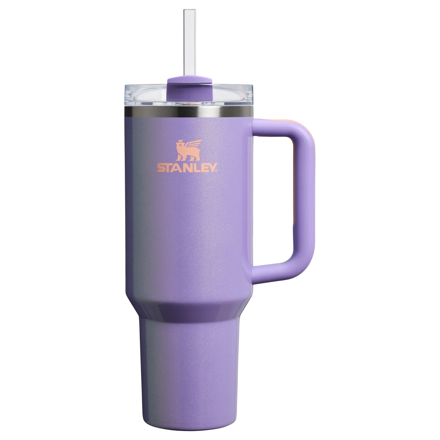 Stanley Frequency Collection Quencher H2.0 FlowState 40oz Tumbler in Periwinkle Shimmer purple with handle and straw – Stanley Pakistan