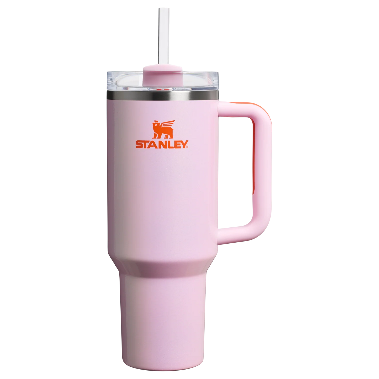 Stanley Frequency Collection Quencher H2.0 FlowState 40oz Tumbler in Rose Petal Shimmer pink with handle and straw – Stanley Pakistan