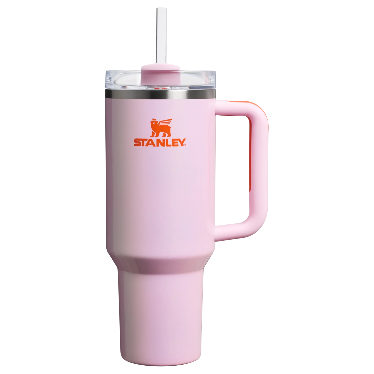 Stanley Frequency Collection Quencher H2.0 FlowState 40oz Tumbler in Rose Petal Shimmer pink with handle and straw – Stanley Pakistan