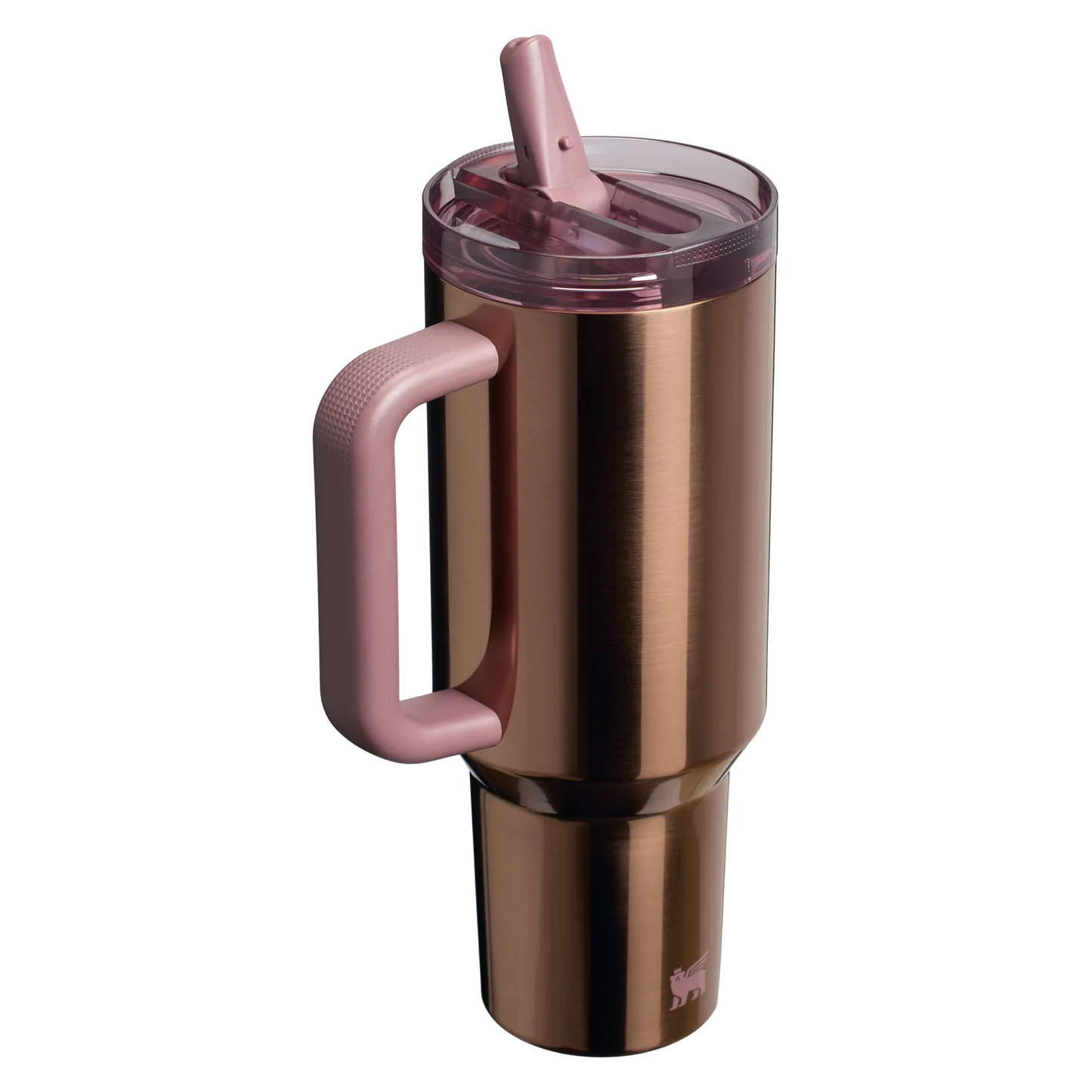 The Quencher ProTour Flip Straw Tumbler | 40 OZ - Polished Rose Gold