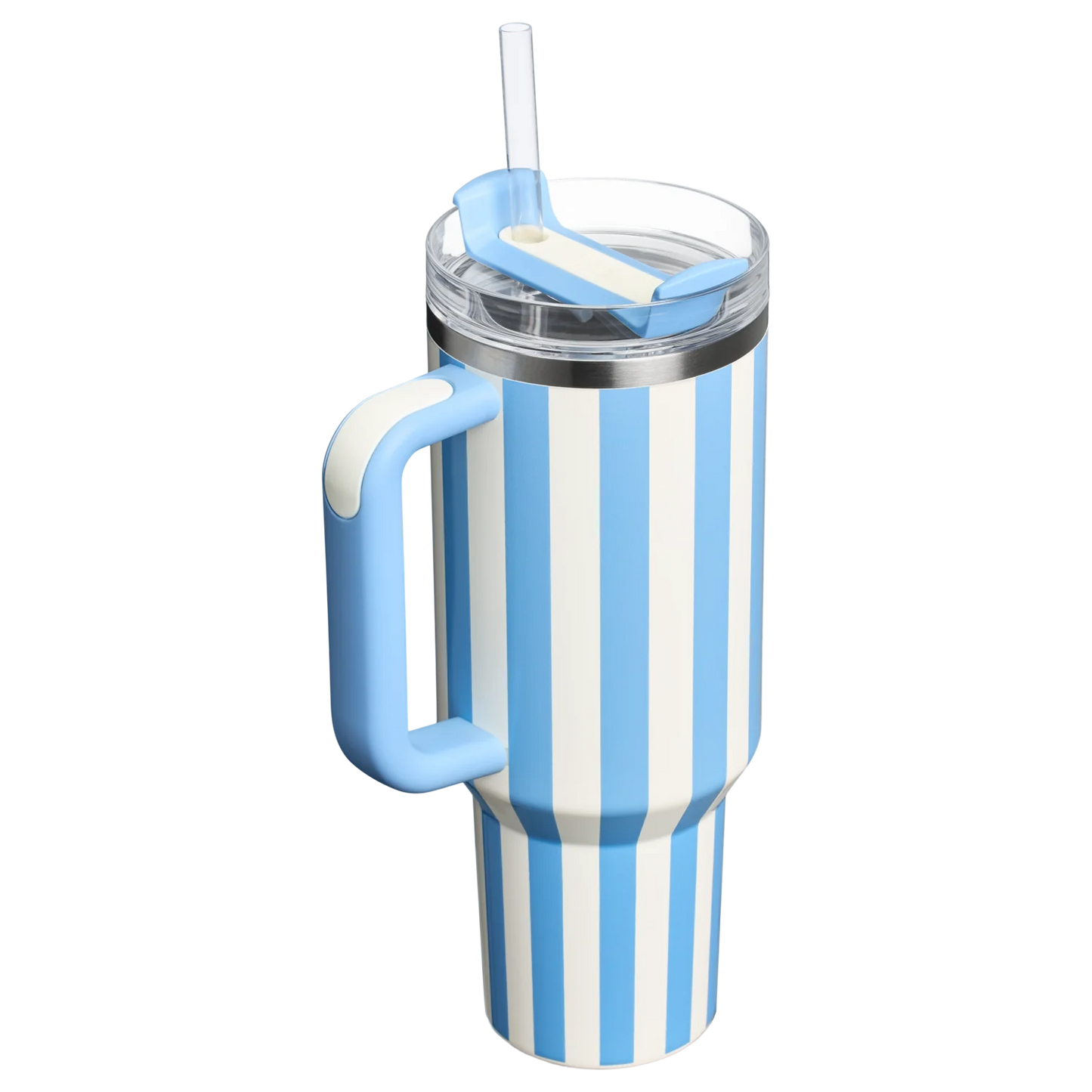 The Quencher H2.0 Flowstate™ Tumbler | 40 OZ - Cornflower Cabana Gloss