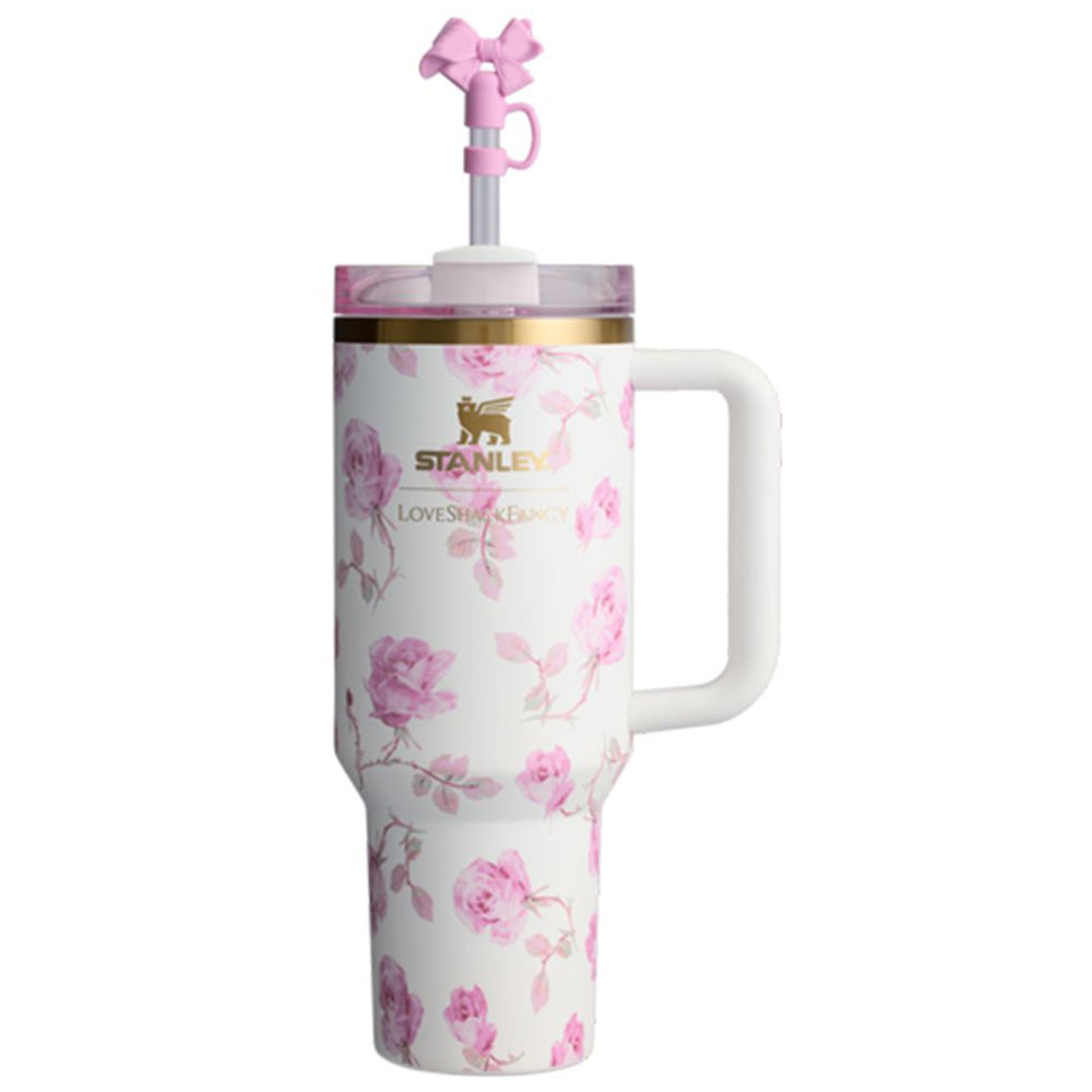 The Stanley x LoveShackFancy Quencher | 40 OZ - Ribbon Rosa