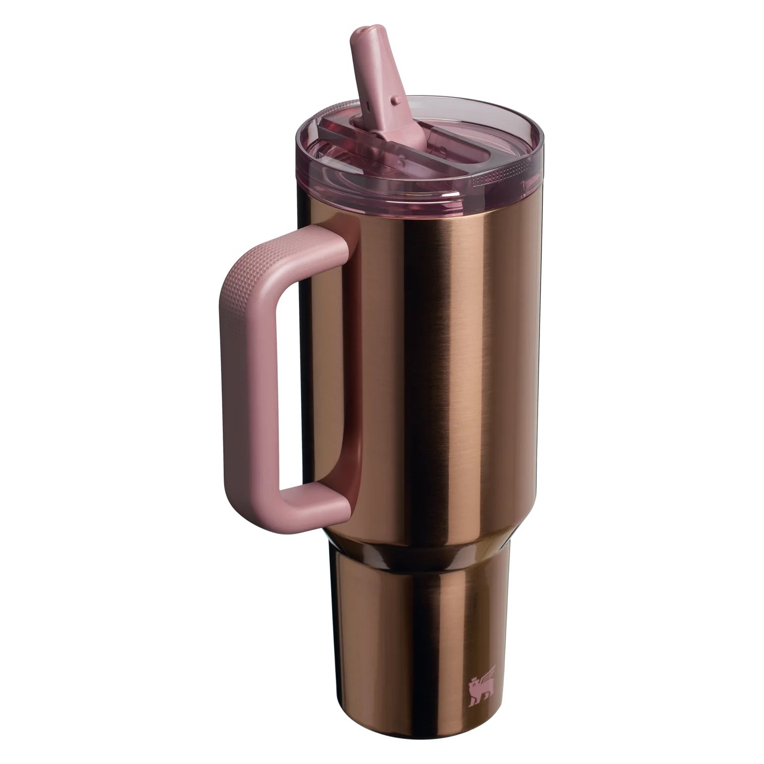The Quencher ProTour Flip Straw Tumbler | 40 OZ - Polished Rose Gold - Image 2