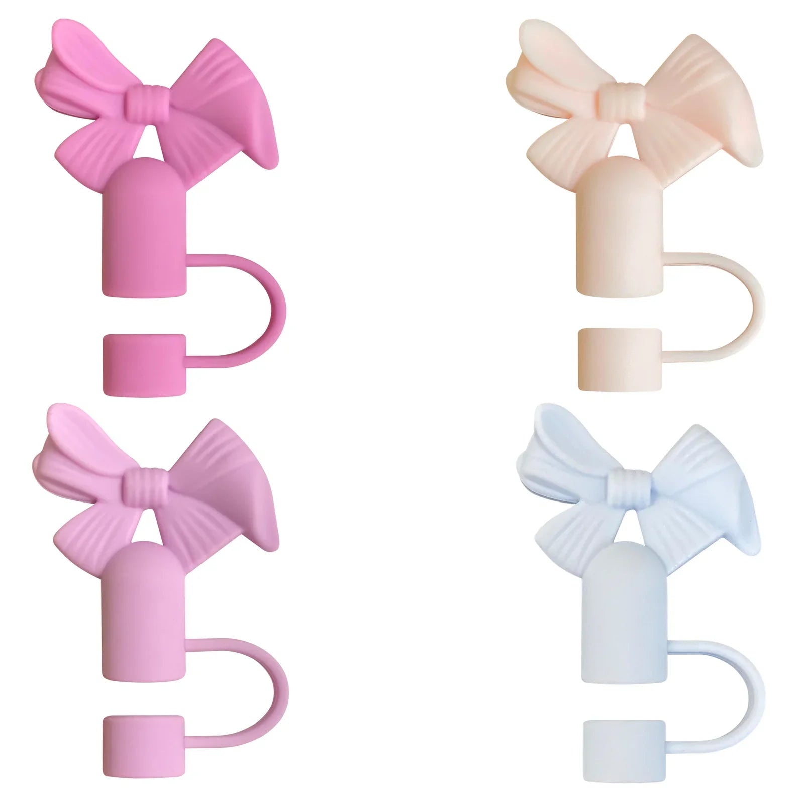 4 Pcs Flower Love Shack Fancy Straw Toppers Set - Image 2