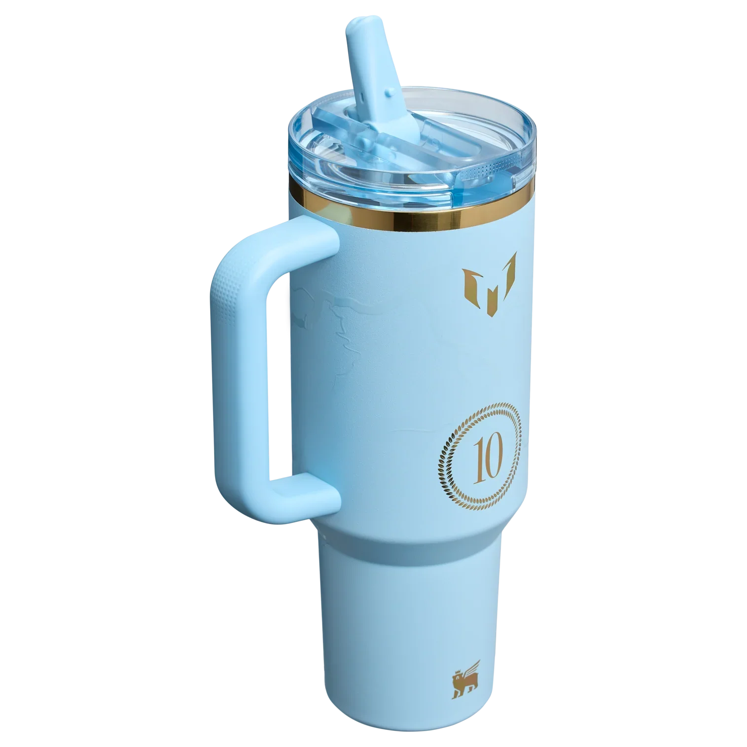 Messi x Stanley Quencher ProTour Flip Straw Tumbler | 40 OZ - Striker Blue - Image 2