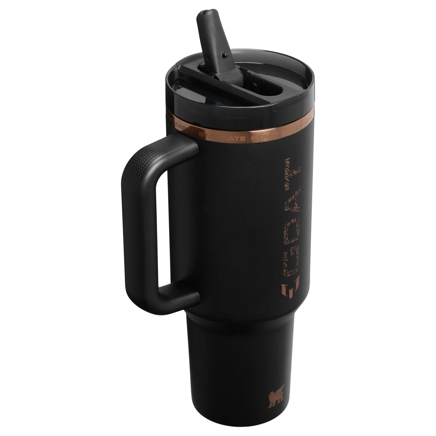 Messi x Stanley Quencher ProTour Flip Straw Tumbler | 40 OZ - GOAT Black - Image 2