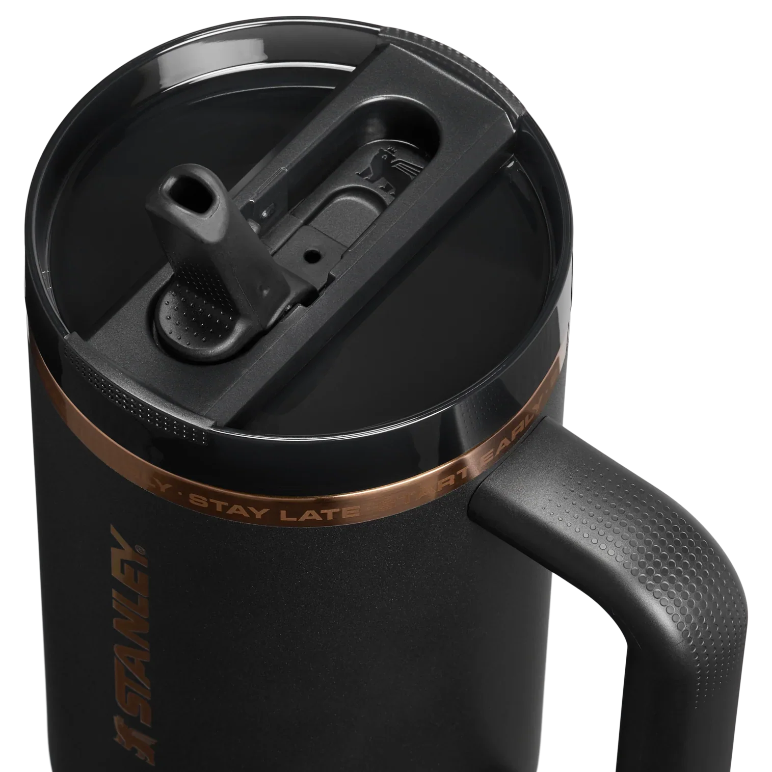 Messi x Stanley Quencher ProTour Flip Straw Tumbler | 40 OZ - GOAT Black - Image 3