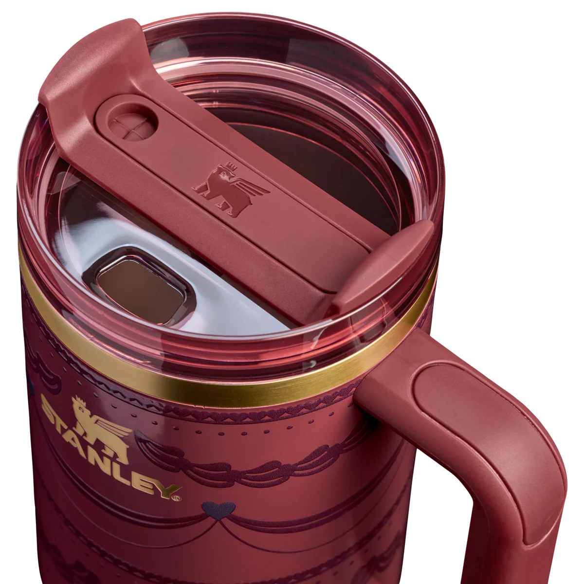 The Valentine’s Day Quencher H2.0 Flowstate™ Tumbler | 40 OZ - Red Velvet Cake - Image 3