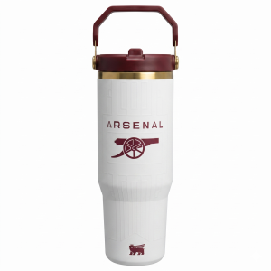 Stanley x Arsenal IceFlow™ Bottle Flip Straw 2.0 | 30 OZ - Arsenal Homage