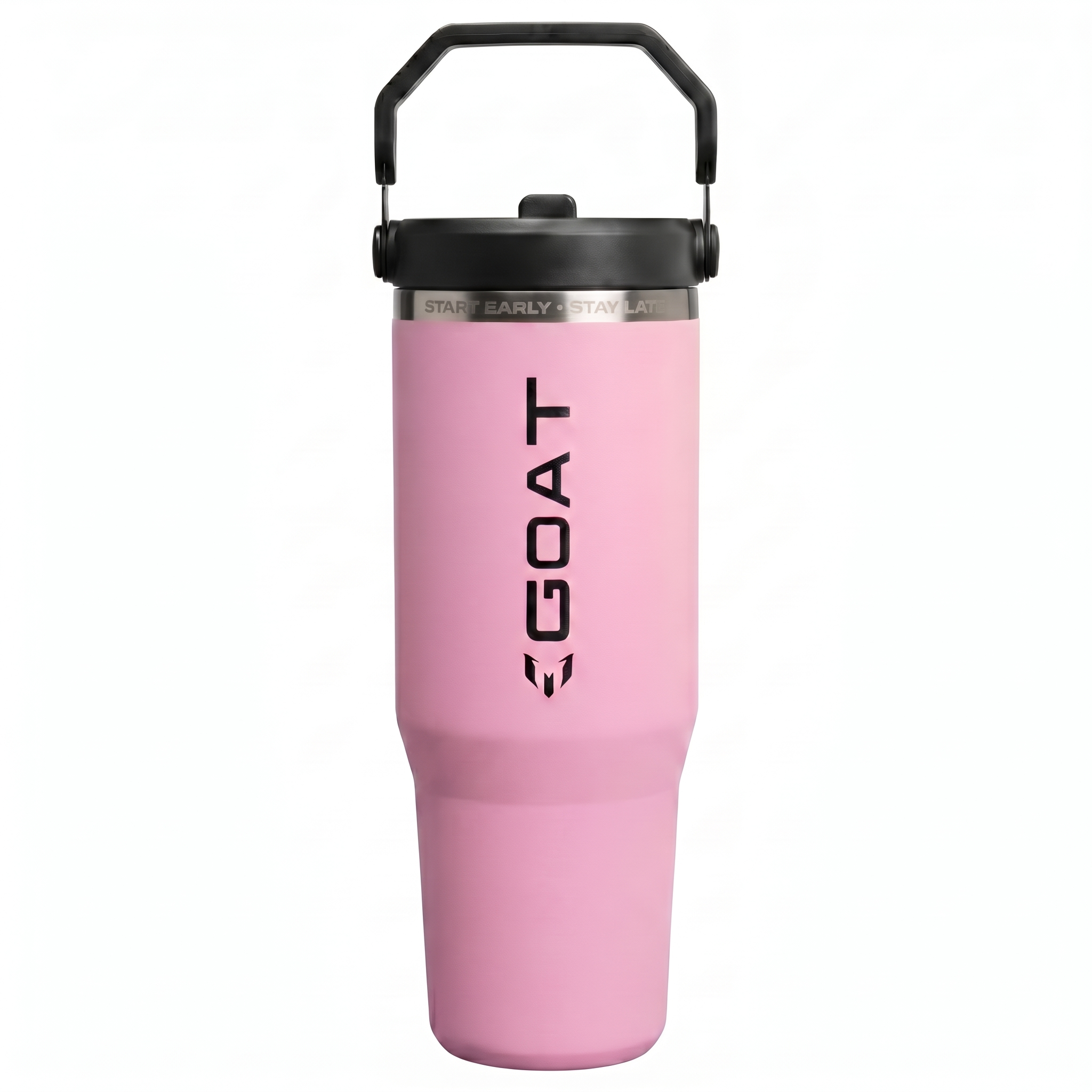 The Messi x Stanley IceFlow™ Flip Straw Tumbler | 30 OZ - GOAT Pink
