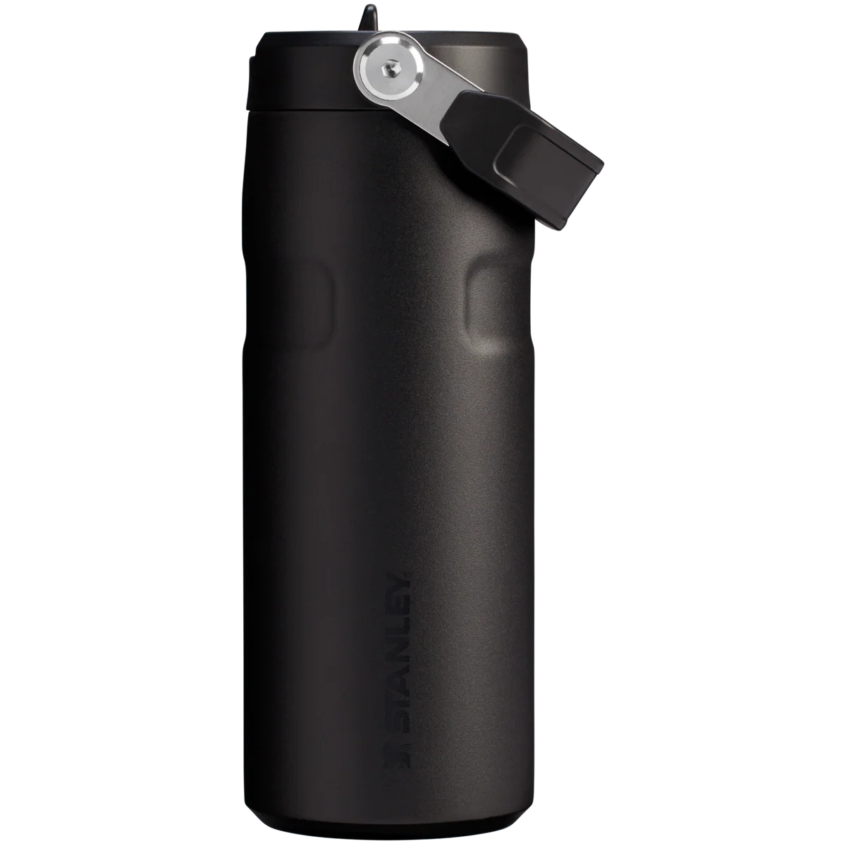 The IceFlow™ Bottle with Flip Straw Lid | 16 OZ - Black