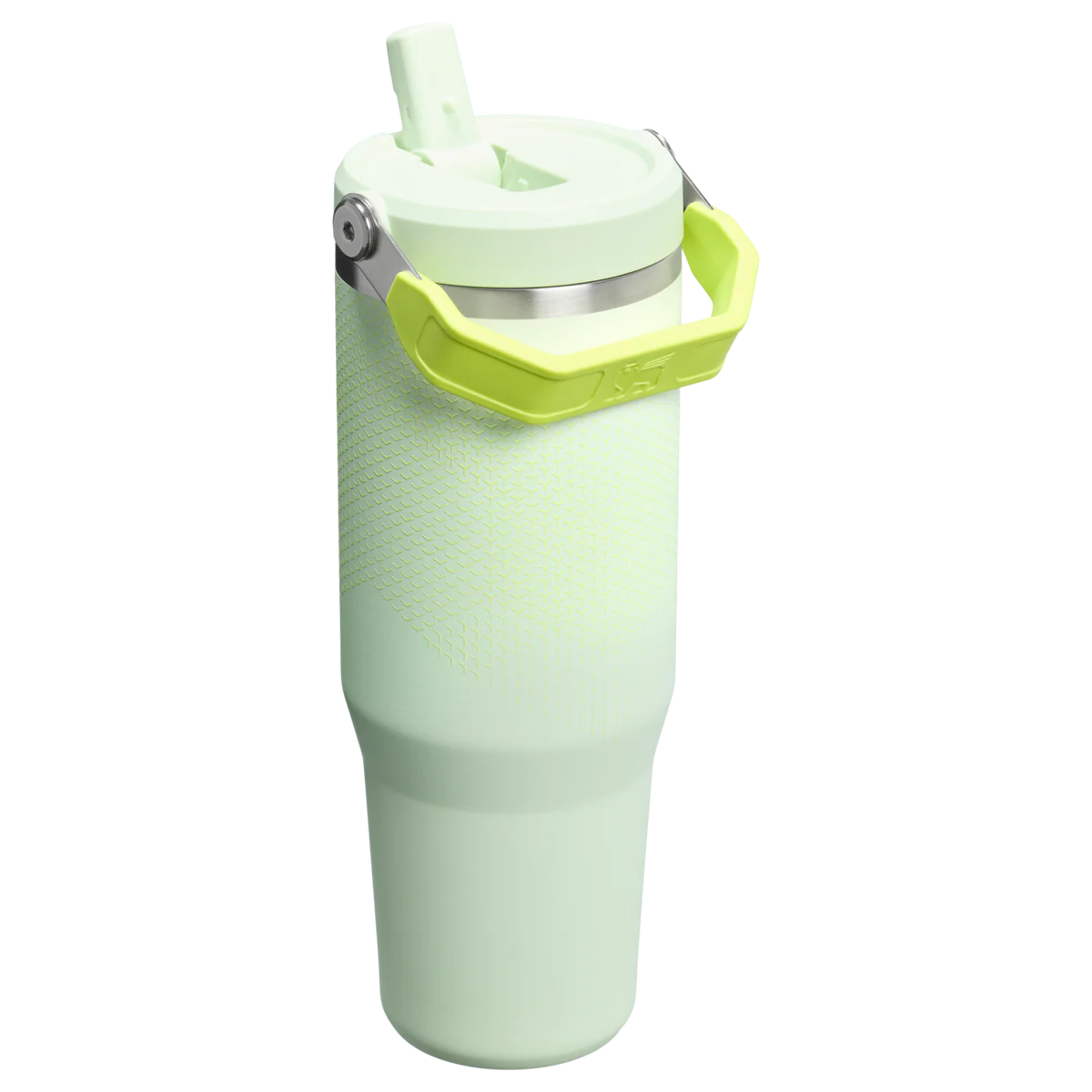 The IceFlow™ Flip Straw Tumbler | 30 OZ - Honeydew Hypergrip - Image 2