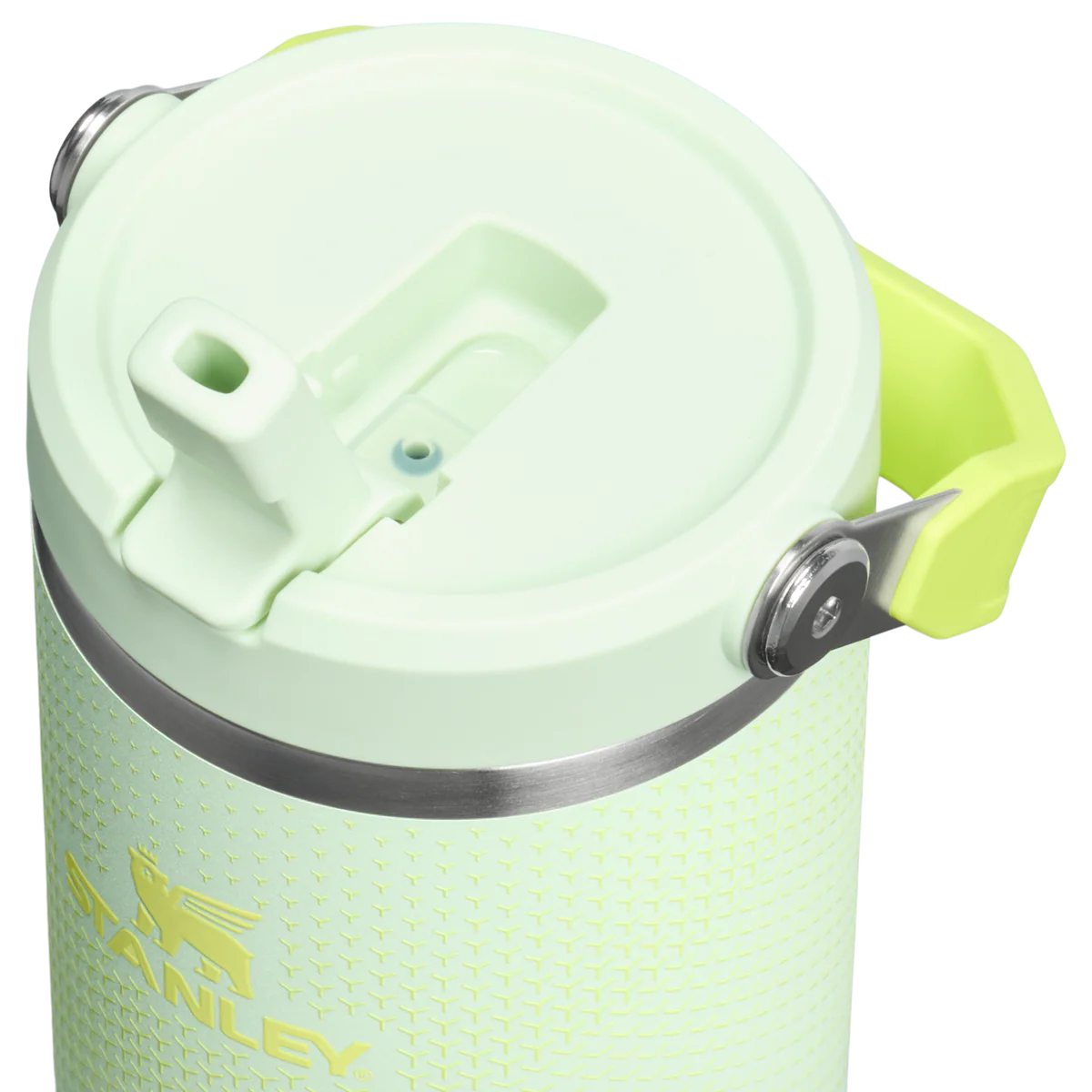 The IceFlow™ Flip Straw Tumbler | 30 OZ - Honeydew Hypergrip - Image 3