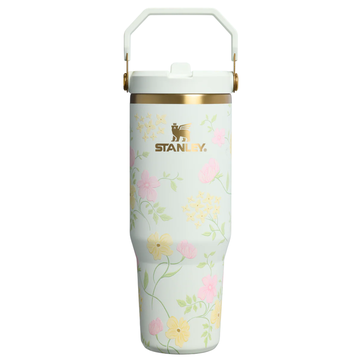 The Easter IceFlow™ Flip Straw Tumbler | 30 OZ - Spring Blossoms