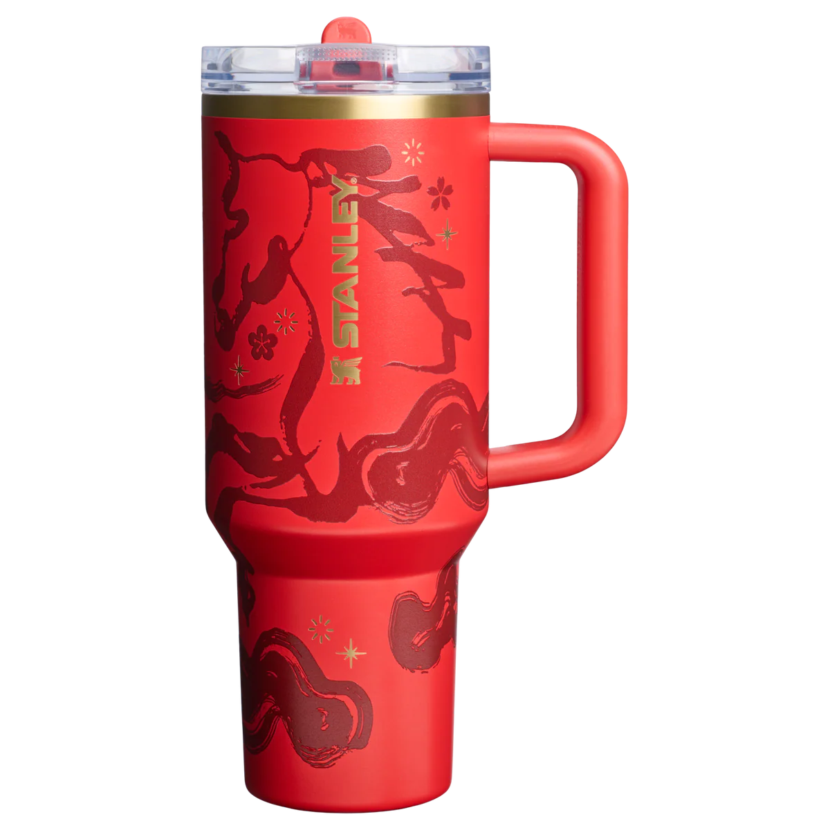 The Lunar New Year Quencher® ProTour Flip Straw Tumbler | 40 OZ - Red Stallion