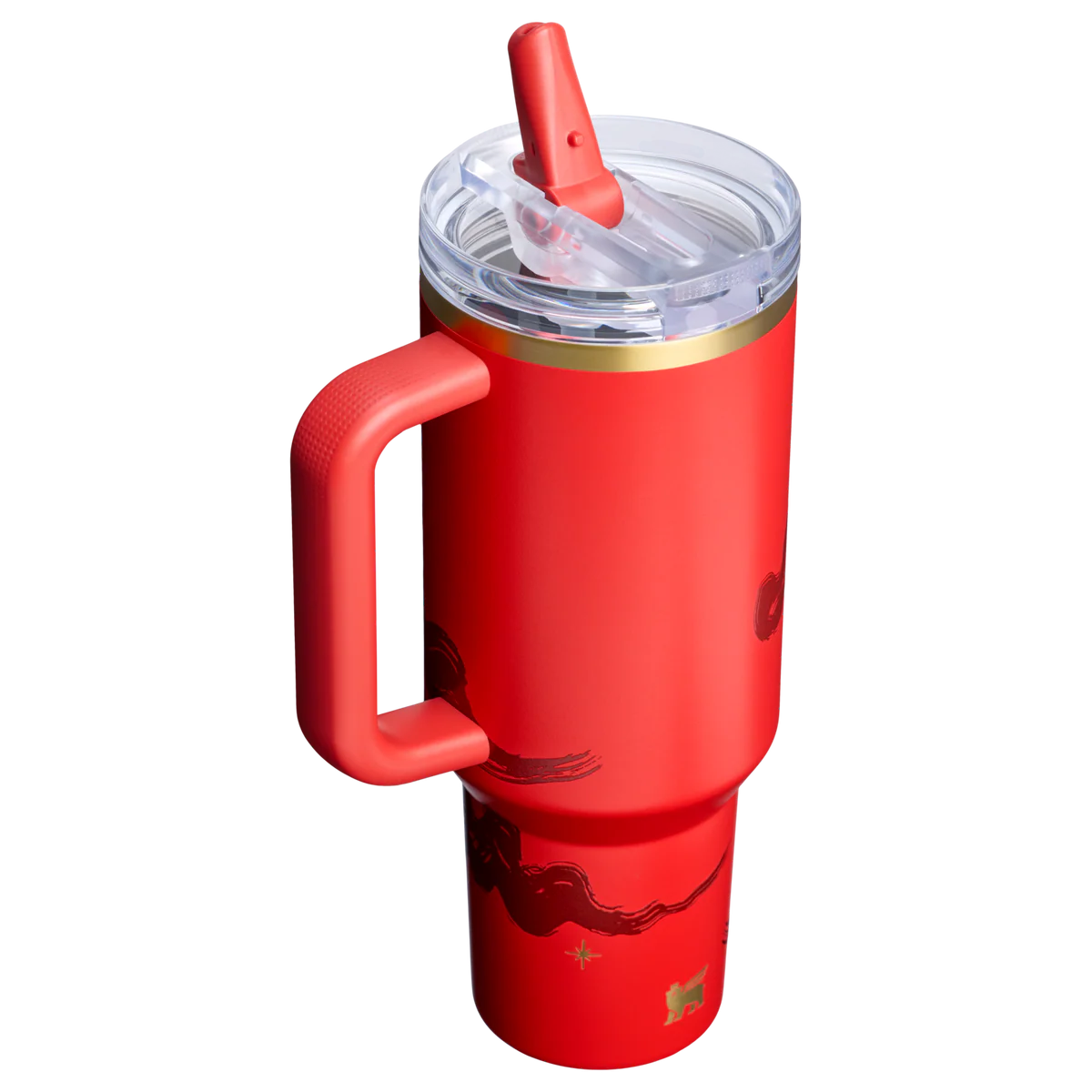 The Lunar New Year Quencher® ProTour Flip Straw Tumbler | 40 OZ - Red Stallion - Image 2