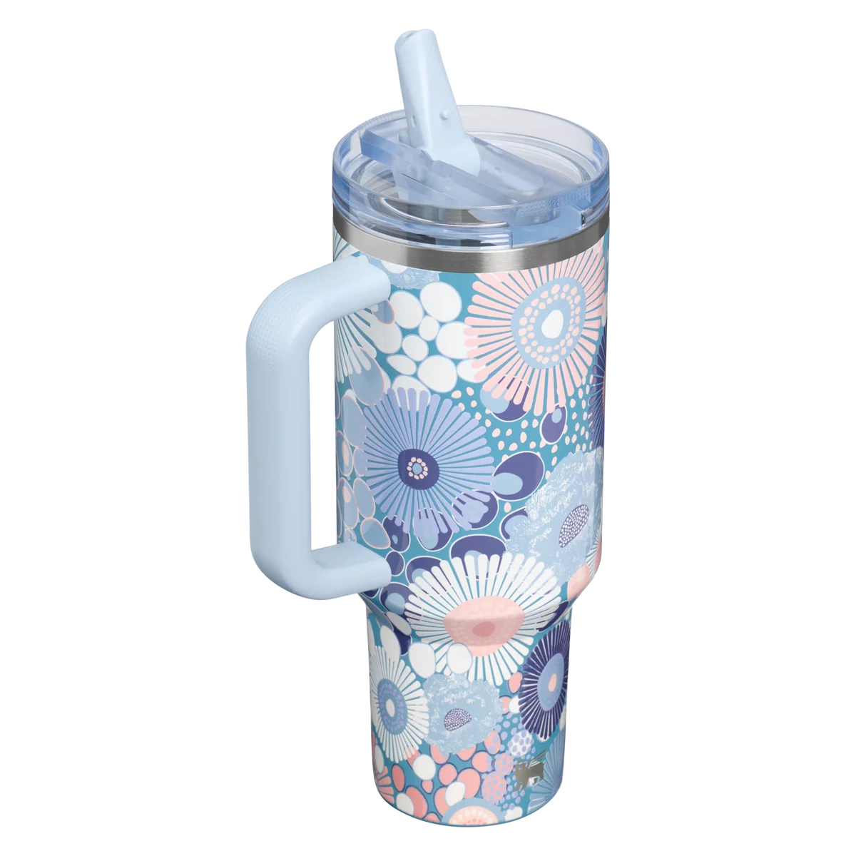 The Quencher ProTour Flip Straw Tumbler | 40 OZ - Blue Dream Wildflower - Image 2
