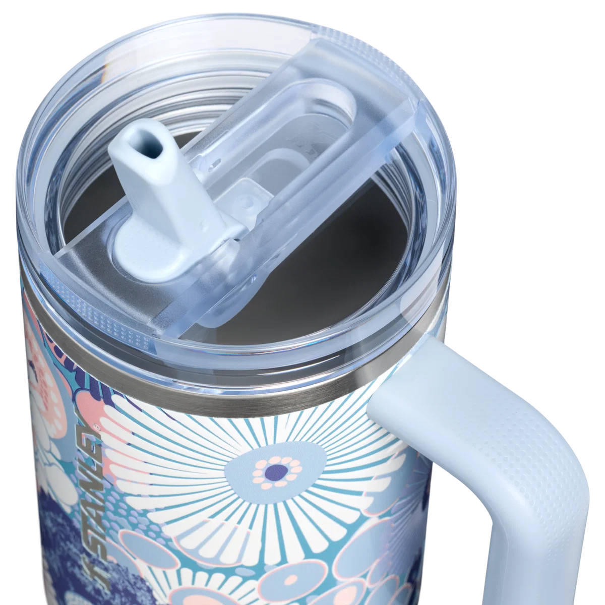 The Quencher ProTour Flip Straw Tumbler | 40 OZ - Blue Dream Wildflower - Image 3